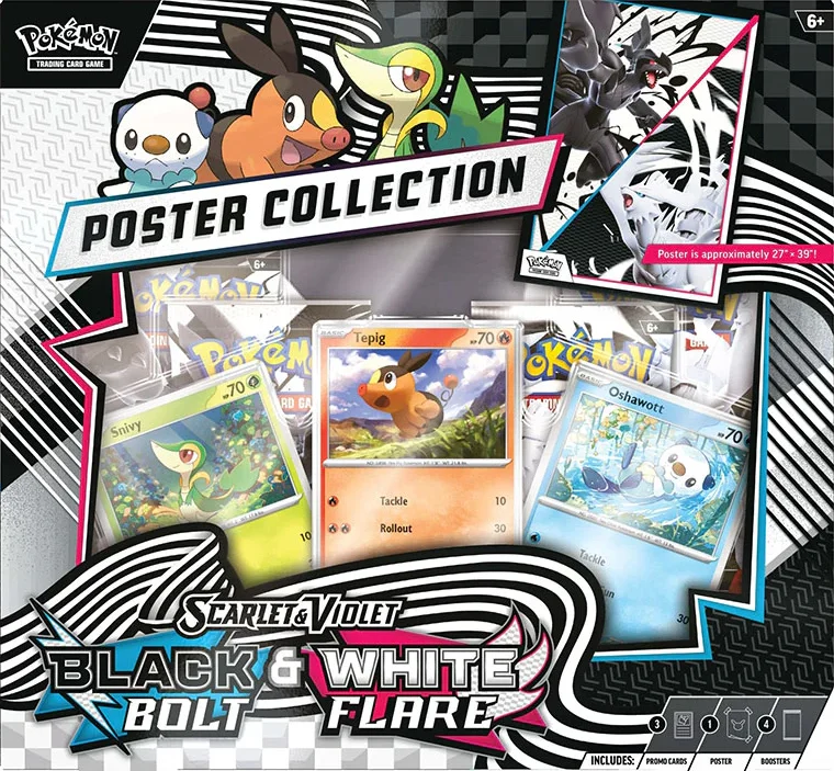 Black Bolt & White Flare Poster Collection